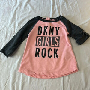DKNY - long sleeve sweater style dress. Size  2T.